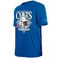 T-shirt à logo de l'équipe Royal Indianapolis Colts New Era pour homme