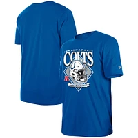 T-shirt à logo de l'équipe Royal Indianapolis Colts New Era pour homme