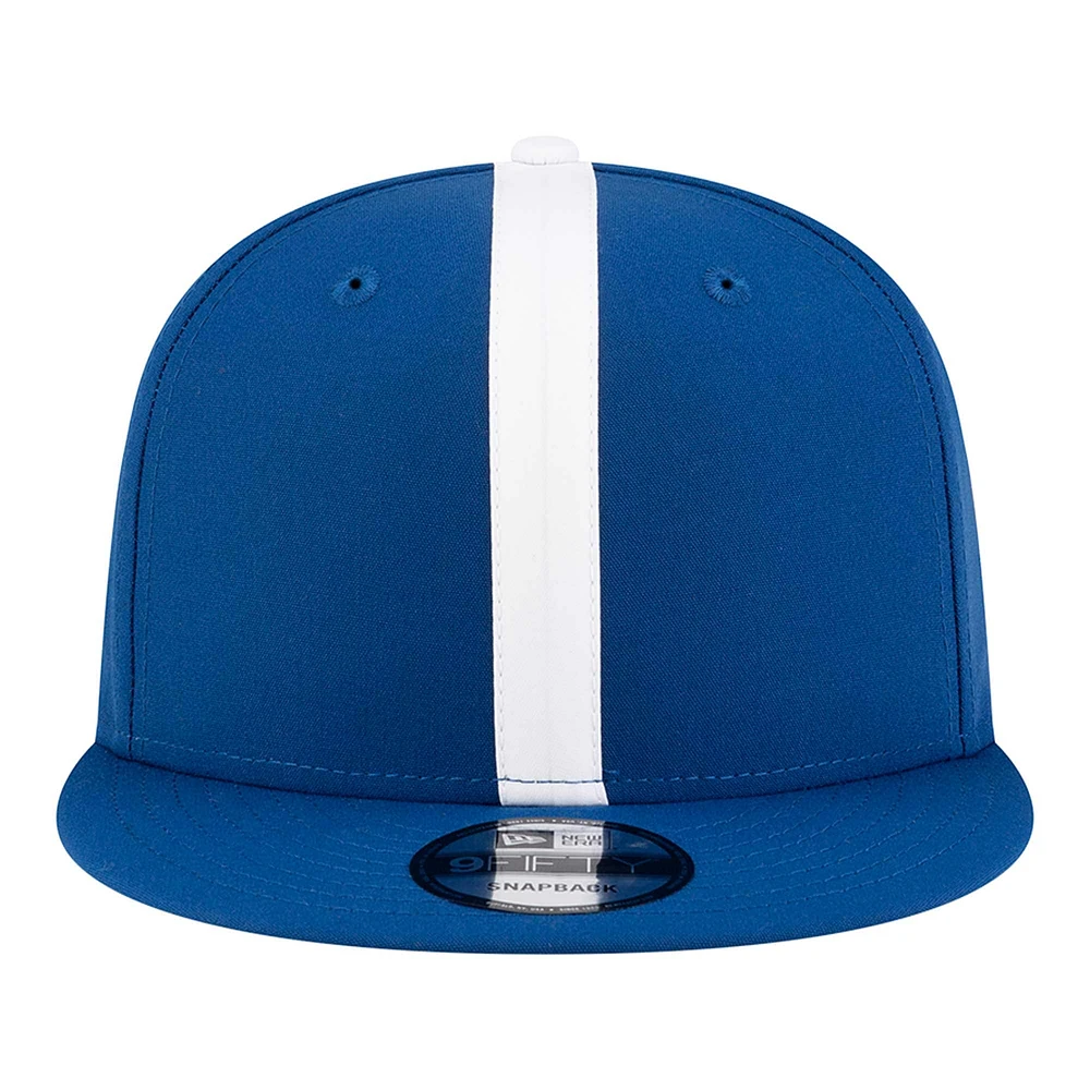 Men's New Era Royal Indianapolis Colts Throwback Helmet 9FIFTY Snapback Hat