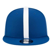 Men's New Era Royal Indianapolis Colts Throwback Helmet 9FIFTY Snapback Hat