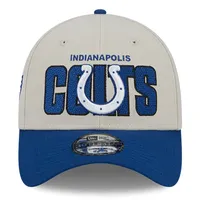 Casquette Flex New Era Stone/Royal Indianapolis Colts 2023 NFL Draft 39THIRTY pour homme