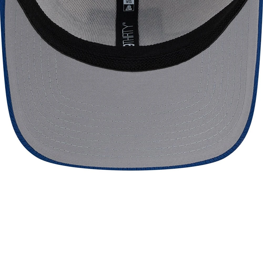 Casquette Flex New Era 2023 Sideline 39THIRTY pour homme des Colts d'Indianapolis, blanc/royal