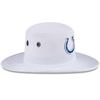 Men's New Era White Indianapolis Colts 2024 NFL Training Camp Panama Bucket Hat