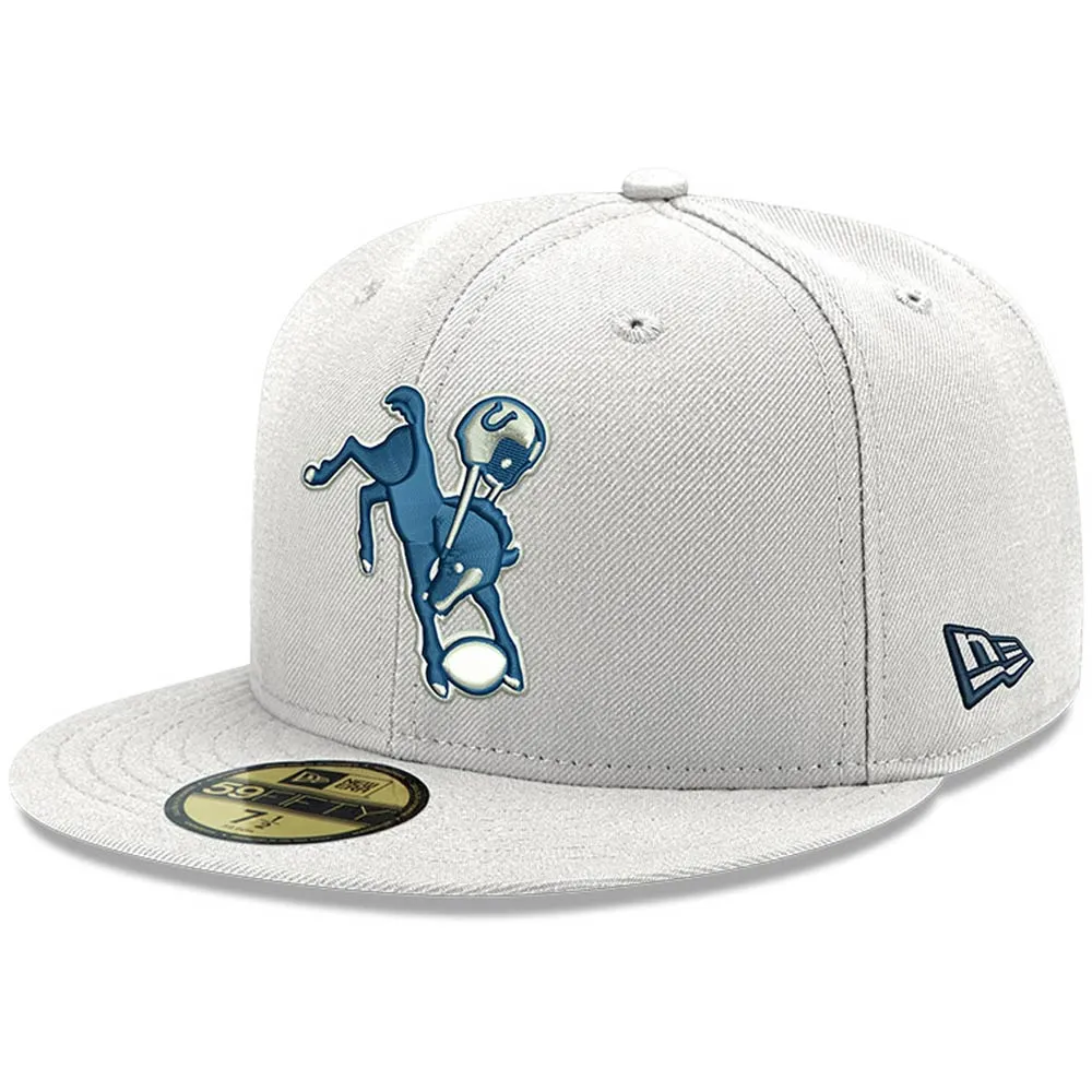 Lids Indianapolis Colts New Era Omaha Historic Logo 59FIFTY Fitted