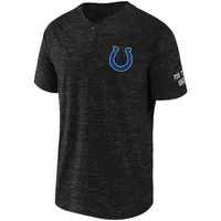 Men's NFL x Darius Rucker Collection by Fanatics Black Indianapolis Colts Slub Henley T-Shirt