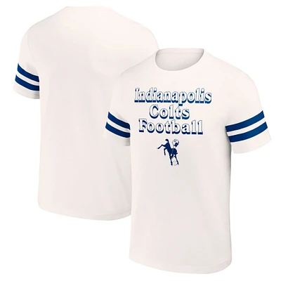 T-shirt vintage Indianapolis Colts crème pour homme de la collection NFL x Darius Rucker par Fanatics