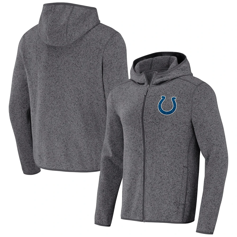 Sweat à capuche en polaire gris Indianapolis Colts pour homme de la collection NFL x Darius Rucker par Fanatics