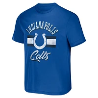 Collection NFL x Darius Rucker pour hommes par Fanatics T-shirt à rayures Royal Indianapolis Colts