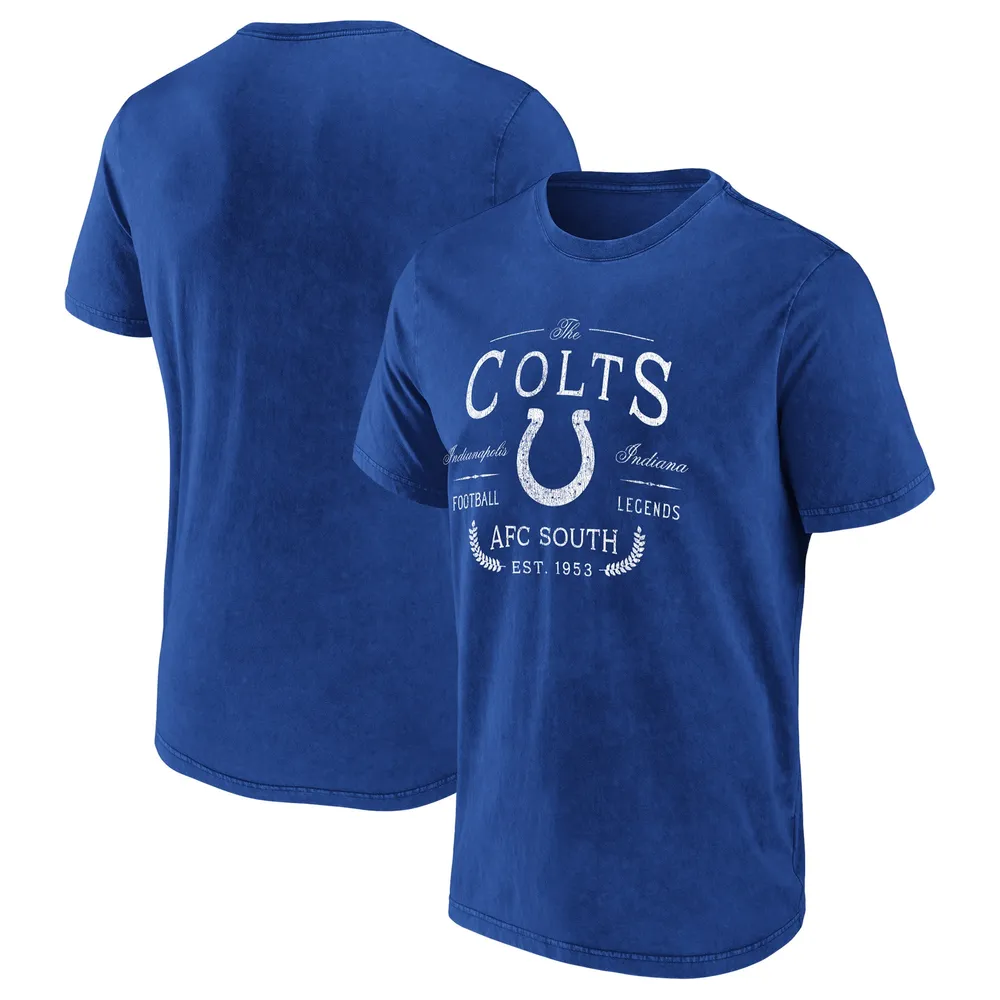 Men's Fanatics Branded Royal Indianapolis Colts Victory Arch T-Shirt