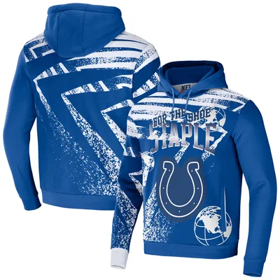 Indianapolis Colts NFL x Staple All Over Print Pullover Hoodie - Blue