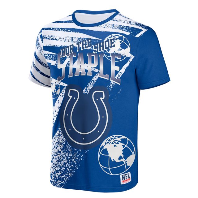 Men's NFL x Staple Blue Indianapolis Colts All Over Print T-Shirt