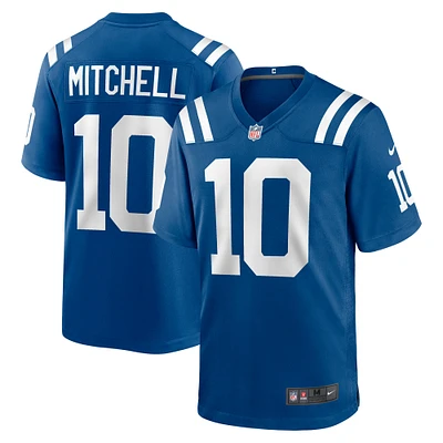 Maillot de jeu joueur Nike Adonai Mitchell Royal Indianapolis Colts pour homme