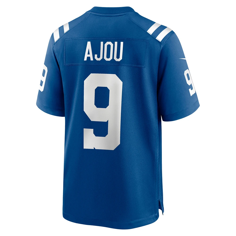 Men's Nike Ajou  Royal Indianapolis Colts Team Game Jersey