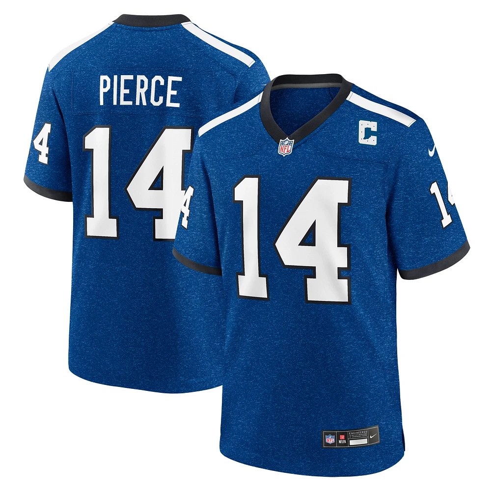 Men's Nike Alec Pierce Royal Indianapolis Colts Indiana Nights Alternate Game Jersey