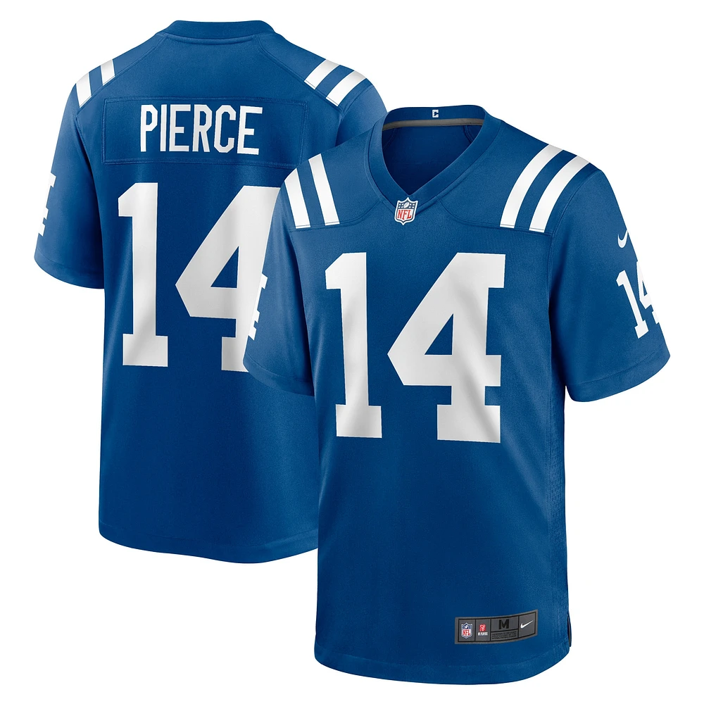 Maillot de match joueur Nike Alec Pierce Royal Indianapolis Colts pour homme