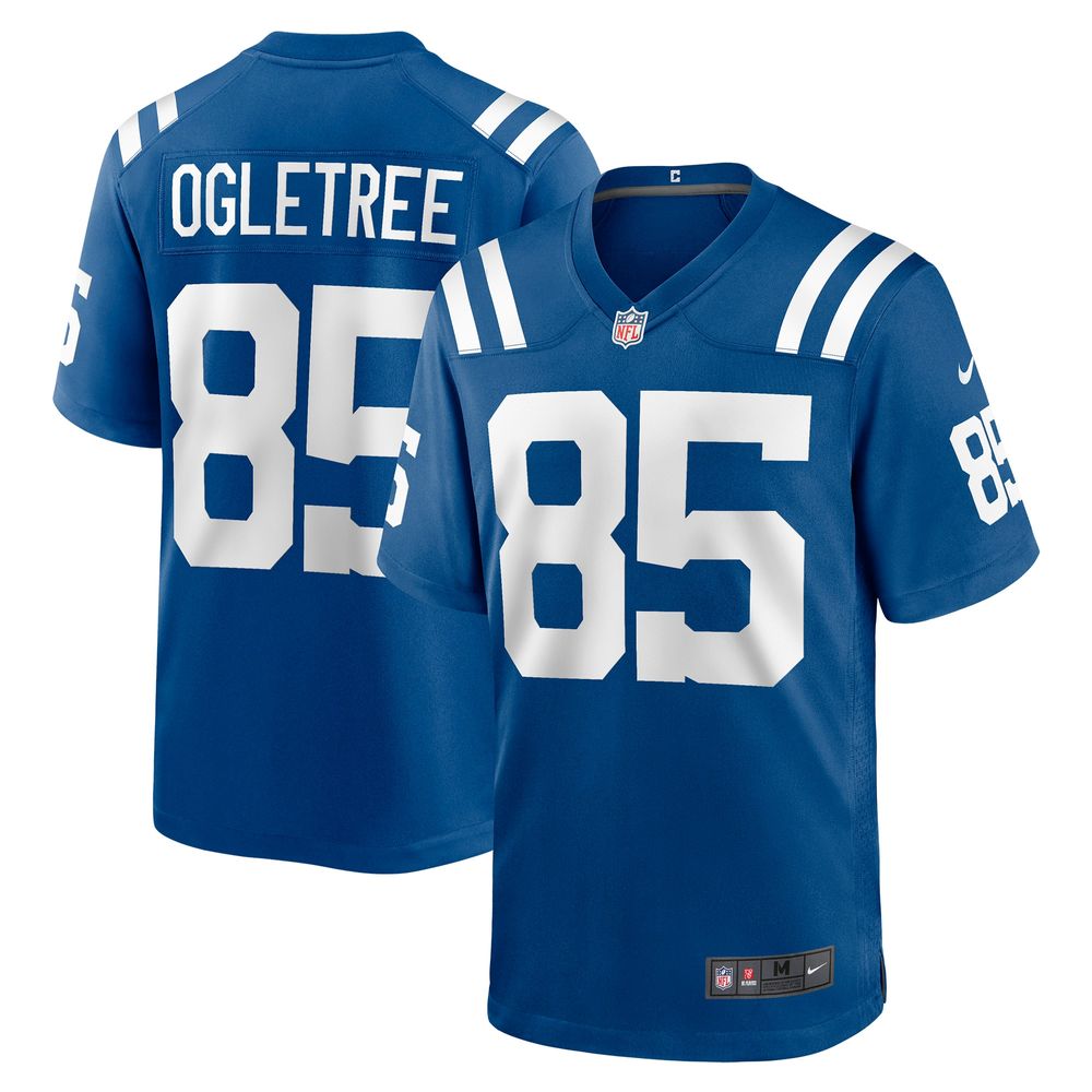 Men's Nike Andrew Ogletree Royal Indianapolis Colts Game Player Jersey