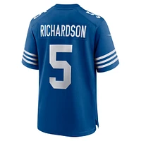 Maillot de match alternatif Nike Anthony Richardson Royal Indianapolis Colts pour homme