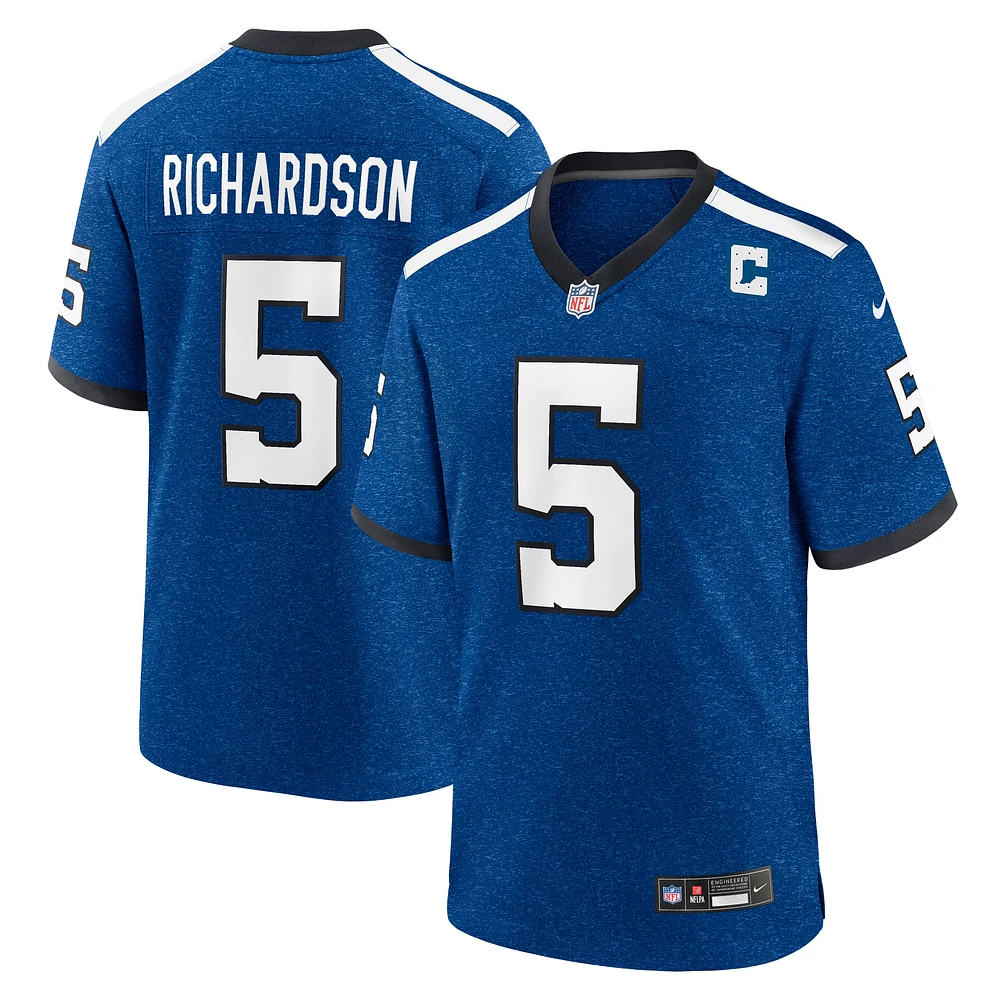 Maillot Nike Anthony Richardson Royal Indianapolis Colts Indiana Nights Alternate Game pour homme