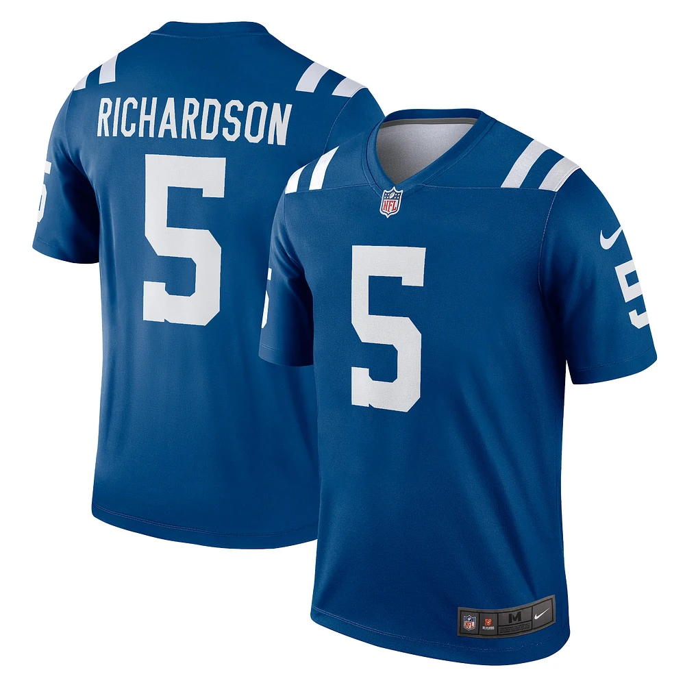 Haut de performance Nike Anthony Richardson Royal Indianapolis Colts Team Legend Player pour homme