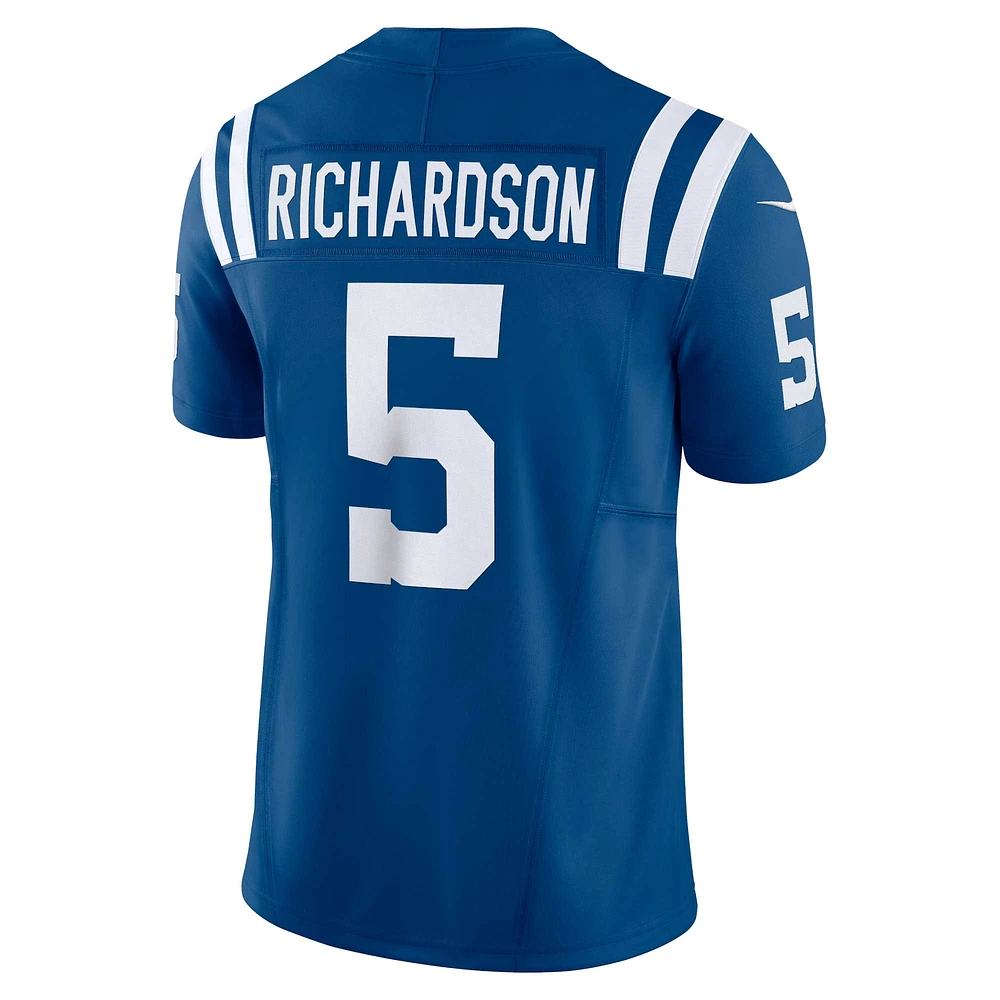 Nike Anthony Richardson Royal Indianapolis Colts Vapor F.U.S.E. Maillot limité