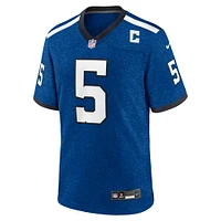 Men's Nike Anthony Richardson Sr. Royal Indianapolis Colts Alternate Indiana Nights Game Jersey