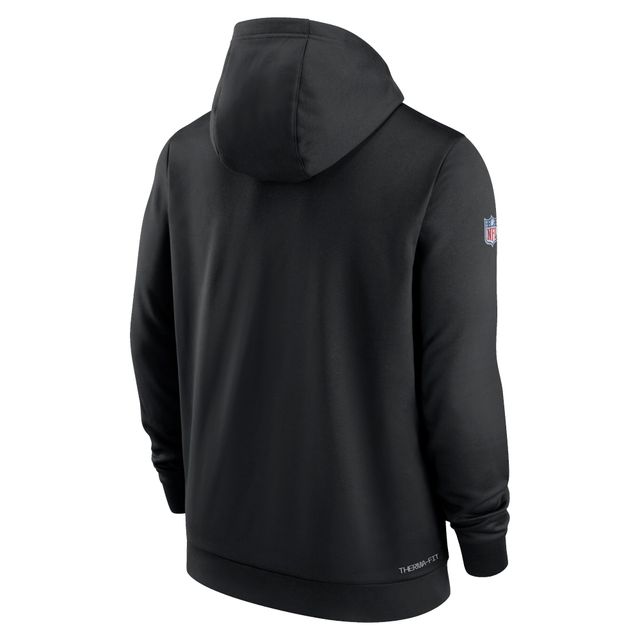 Chandail à capuchon Therma Performance pour homme Nike Indianapolis Colts 2022 Crucial Catch - Noir