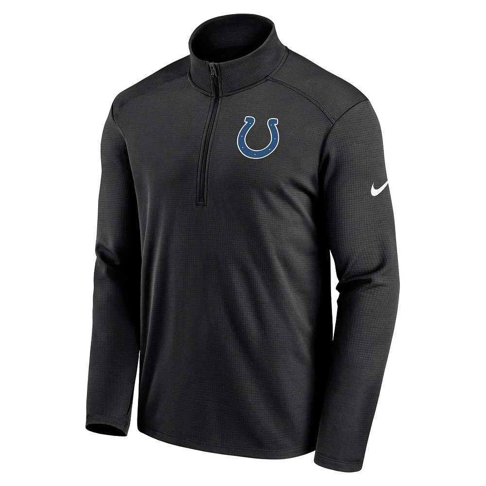 Haut à demi-glissière Indianapolis Colts Pacer Nike noir pour homme