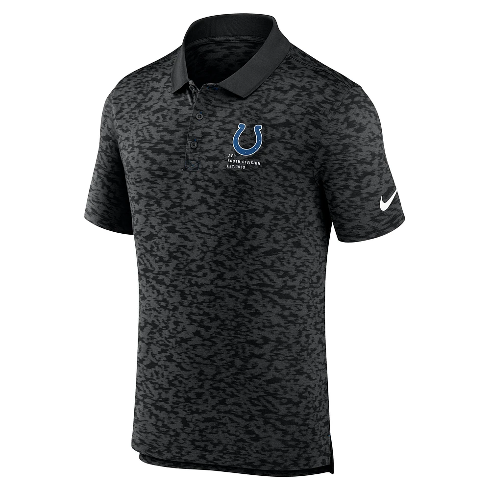 Men's Nike Black Indianapolis Colts Pique Fashion Performance Polo