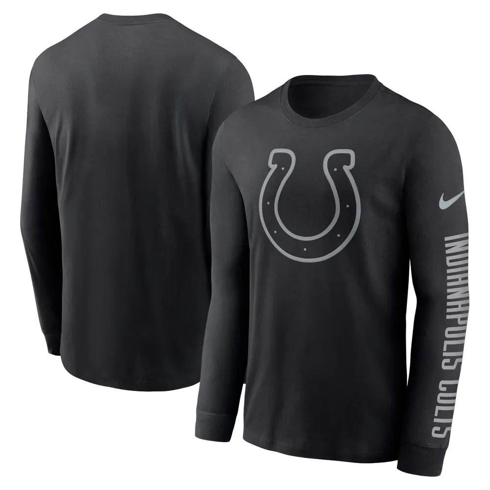 Lids Indianapolis Colts Nike RFLCTV Name and Logo T-Shirt - Black