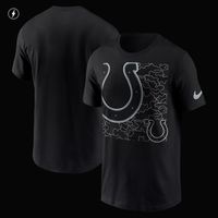 Men's Nike Black Indianapolis Colts RFLCTV T-Shirt