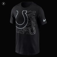 Men's Nike Black Indianapolis Colts RFLCTV T-Shirt