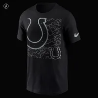 T-shirt RFLCTV Indianapolis Colts Nike noir pour homme