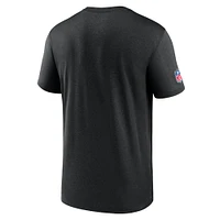 T-shirt Nike noir pour homme, coupe Legend Performance des Indianapolis Colts