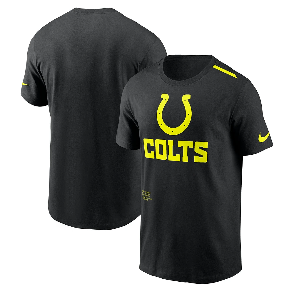 T-shirt Nike Performance noir Indianapolis Colts Volt pour homme