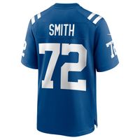 Men's Nike Braden Smith Royal Indianapolis Colts Game Jersey