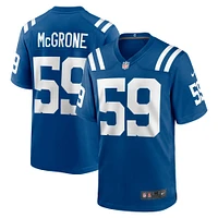 Men's Nike Cameron McGrone  Royal Indianapolis Colts Team Game Jersey