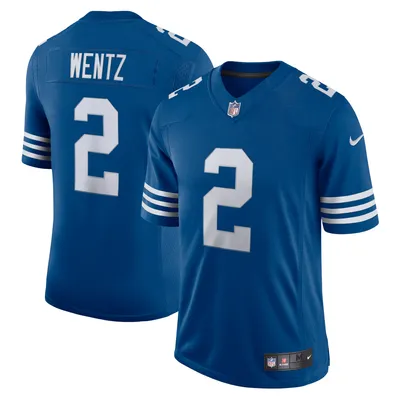 Maillot Nike Carson Wentz Royal Indianapolis Colts Alternate Vapor Limited pour homme