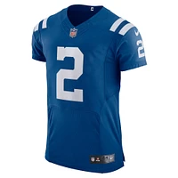 Maillot de joueur Nike Carson Wentz Royal Indianapolis Colts Vapor Elite pour homme