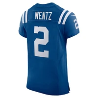 Maillot de joueur Nike Carson Wentz Royal Indianapolis Colts Vapor Elite pour homme