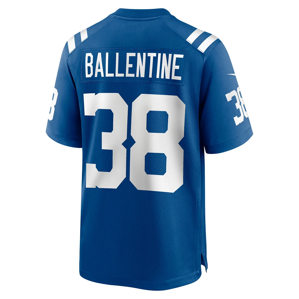 Men's Nike Corey Ballentine  Royal Indianapolis Colts Team Game Jersey