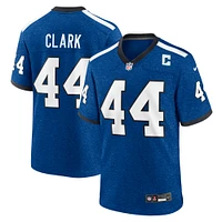 Maillot de match alternatif Nike Dallas Clark bleu pour homme des Indianapolis Colts, joueur retraité