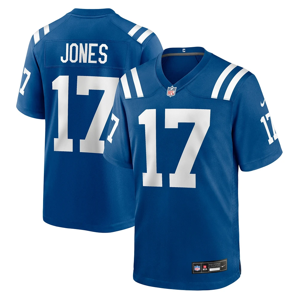 Men's Nike Daniel Jones Royal Indianapolis Colts Team Game Jersey