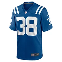 Maillot de match Nike Darren Hall Royal Indianapolis Colts pour homme