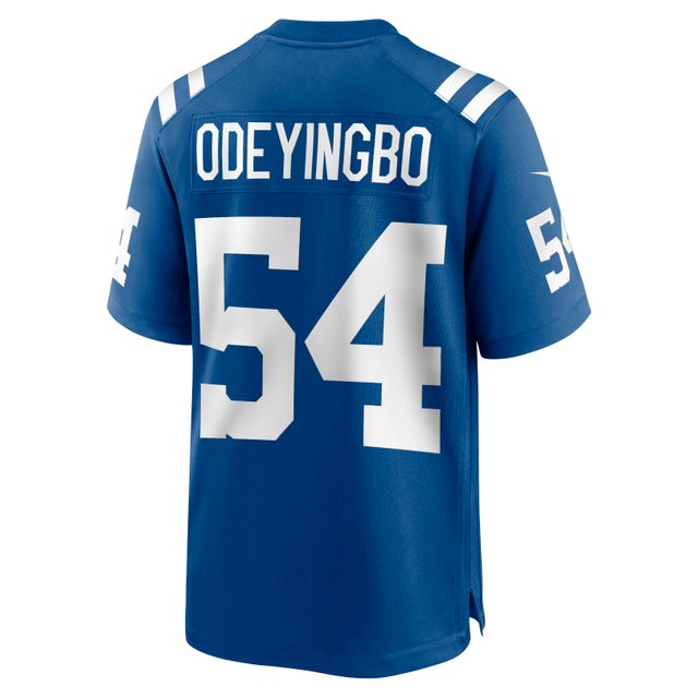 Maillot de match Nike Dayo Odeyingbo Royal Indianapolis Colts pour homme