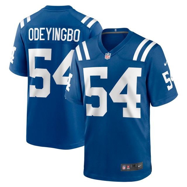 Maillot de match Nike Dayo Odeyingbo Royal Indianapolis Colts pour homme