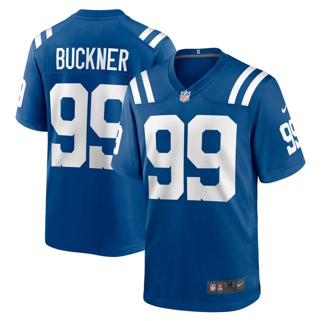 Maillot de match Nike DeForest Buckner Royal Indianapolis Colts pour homme