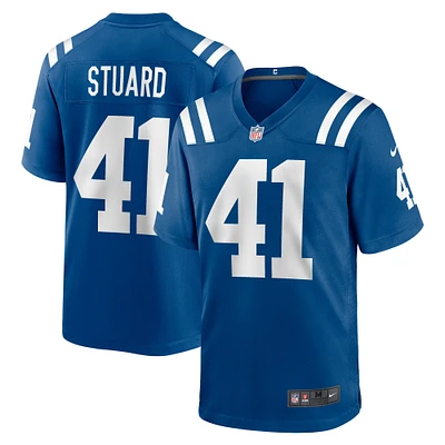 Maillot de joueur match Nike Grant Stuard Royal Indianapolis Colts pour homme