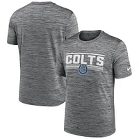 T-shirt Nike Indianapolis Colts Yardline Velocity Performance gris pour homme