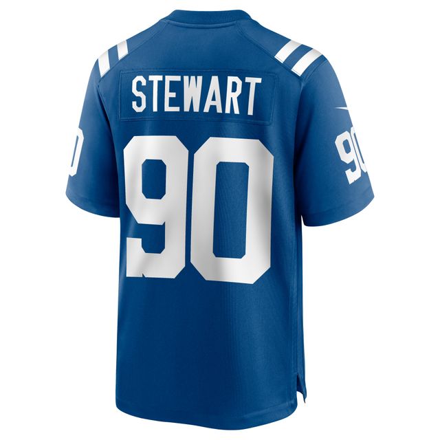 Maillot de match Nike Grover Stewart Royal Indianapolis Colts pour homme