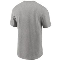 Men's Nike Heathered Gray Indianapolis Colts Primary Logo T-Shirt